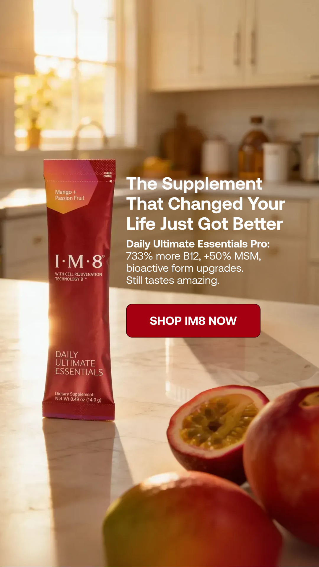 IM8 Health Facebook ad