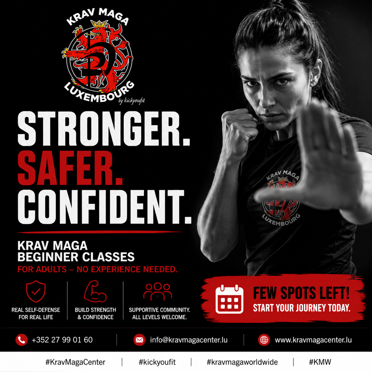 Krav Maga Center "by kickyoufit" Facebook ad
