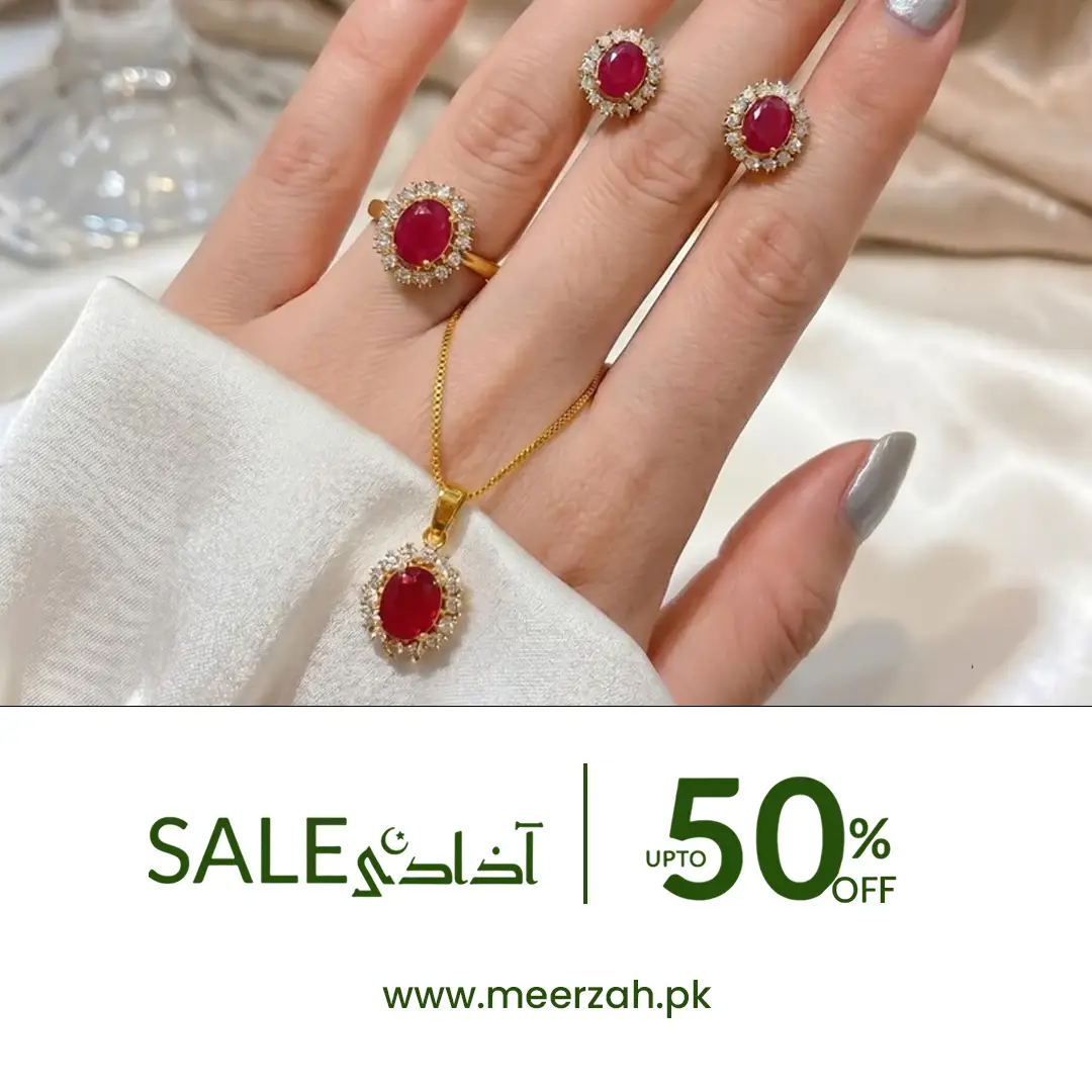 Meerzah.pk Facebook ad: Upto 50% OFF