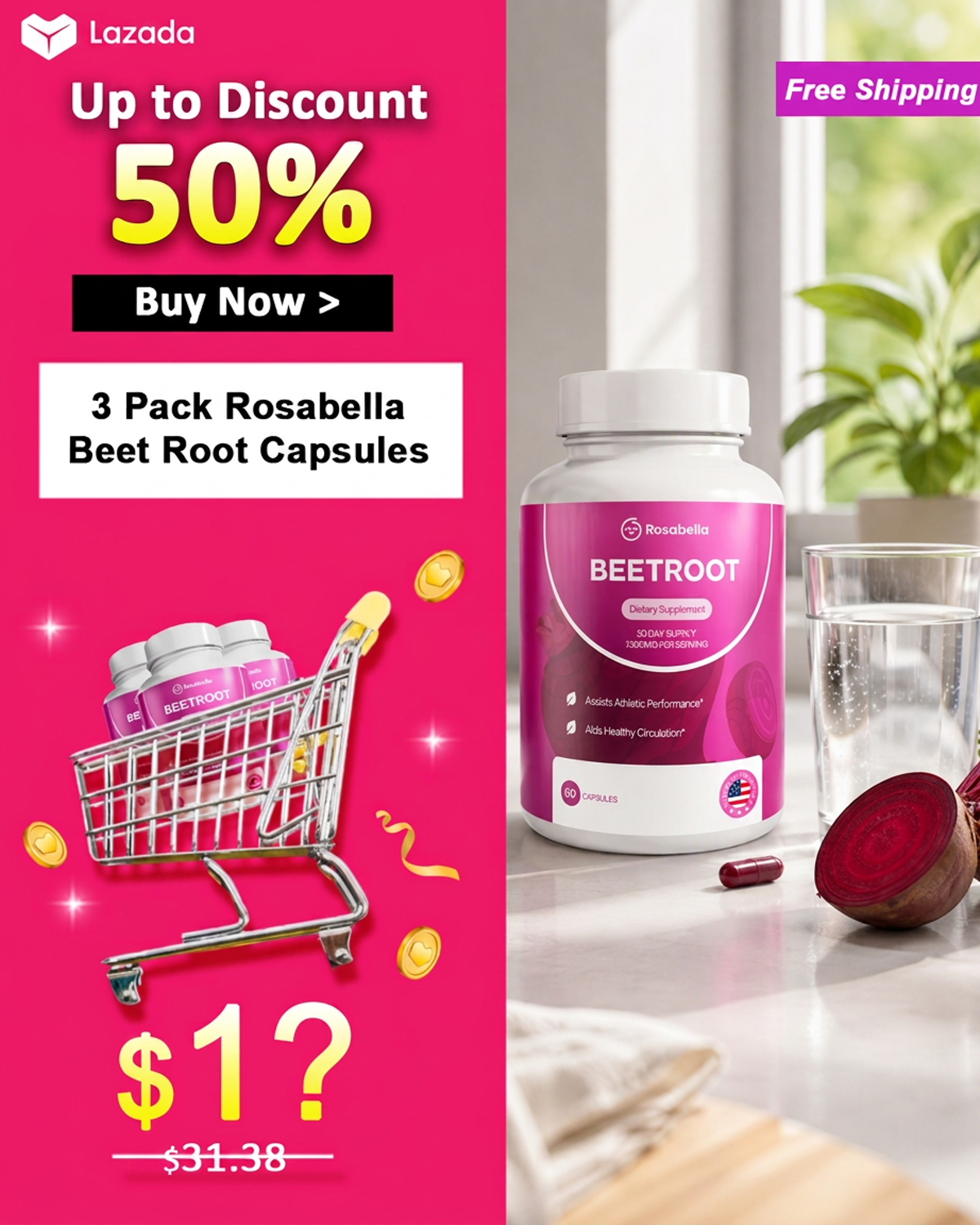 Lazada Facebook ad