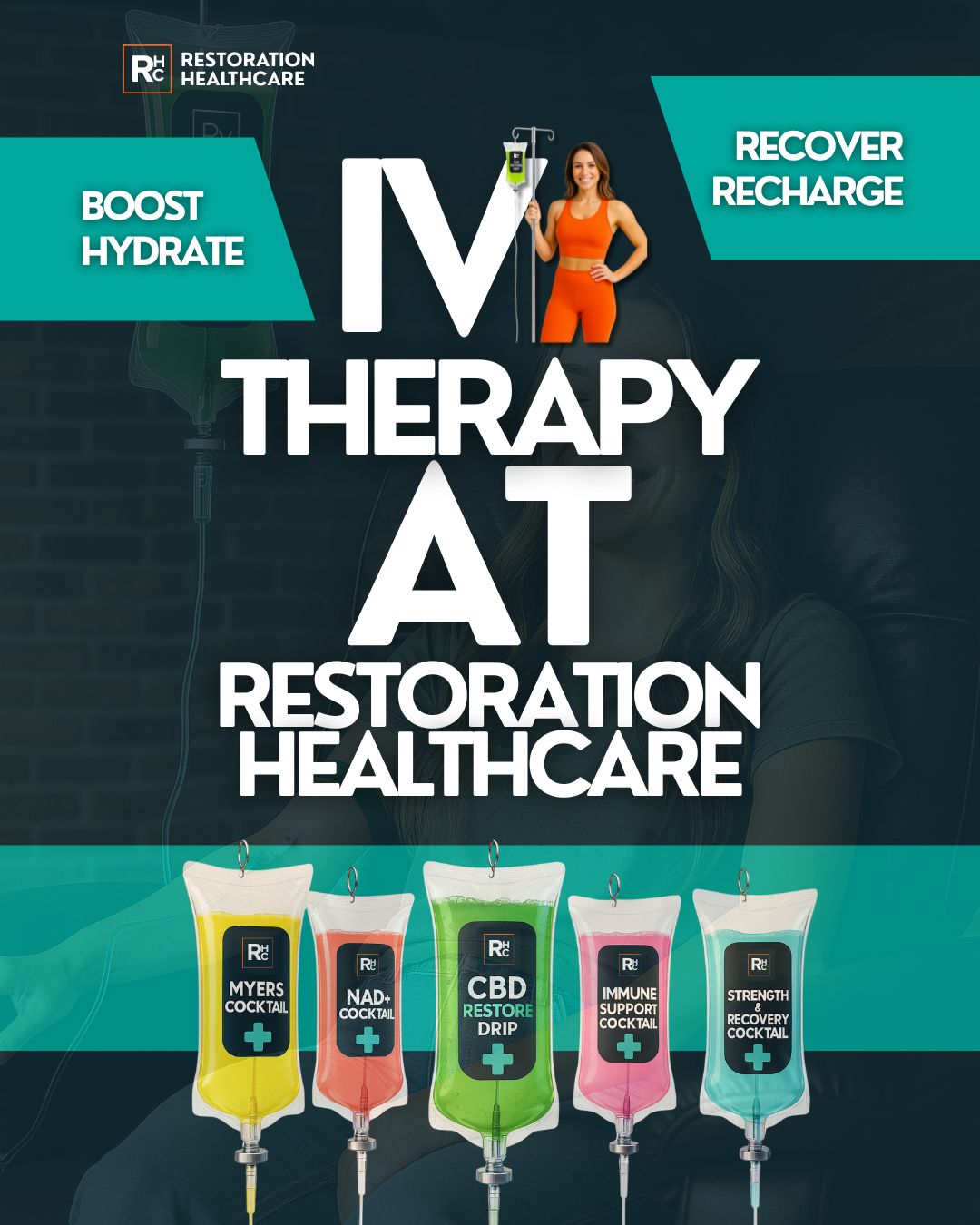 Restoration Healthcare Facebook ad from Jan 8, 2026