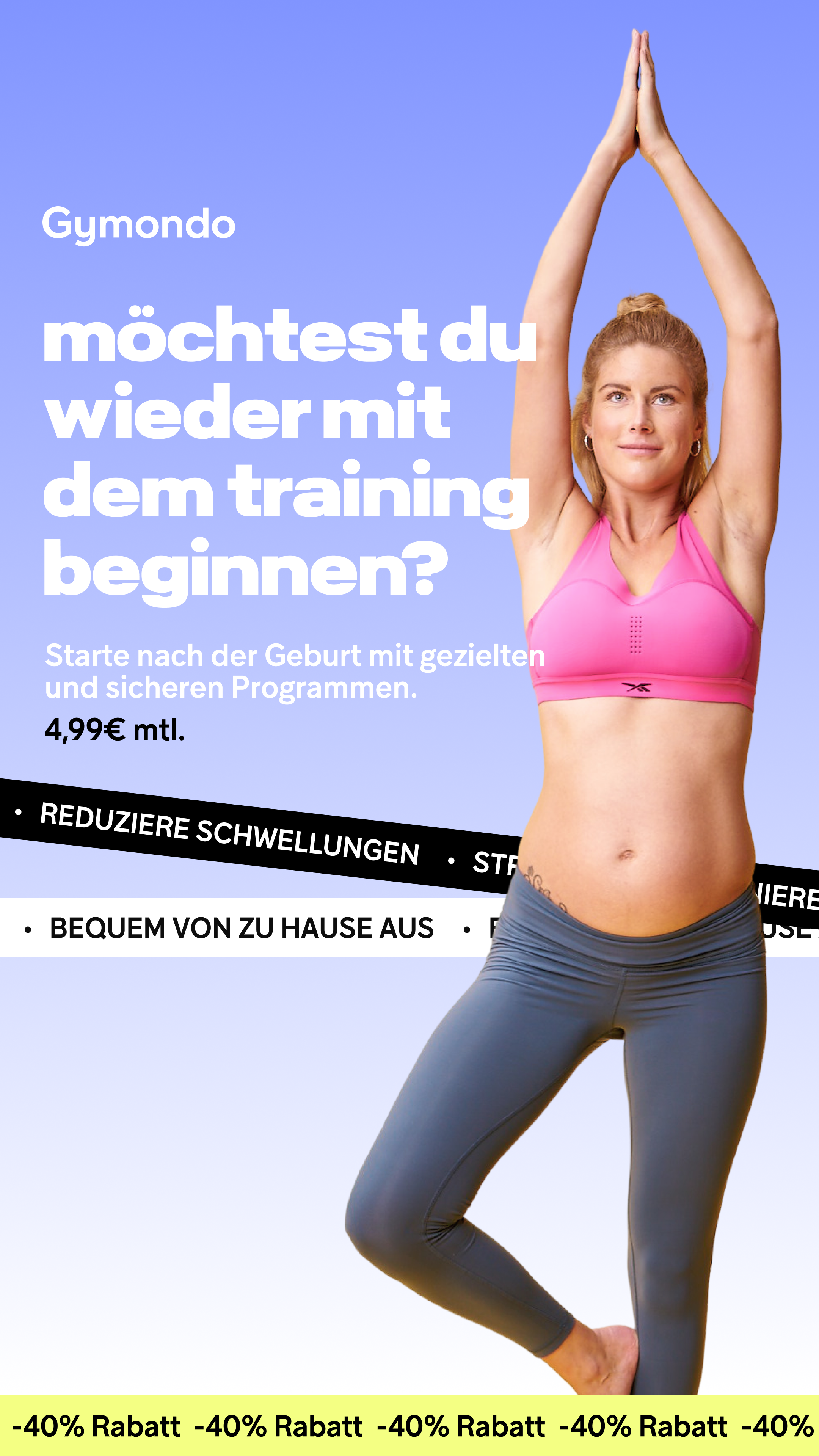 Gymondo Facebook ad