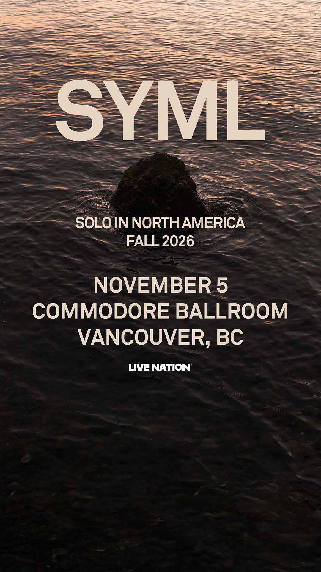 Live Nation British Columbia Facebook ad