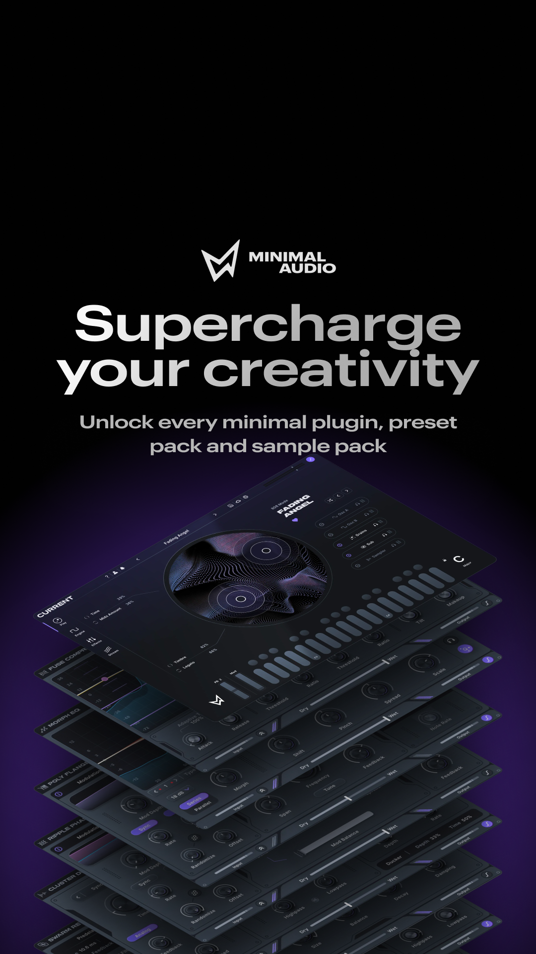Minimal Audio Facebook ad