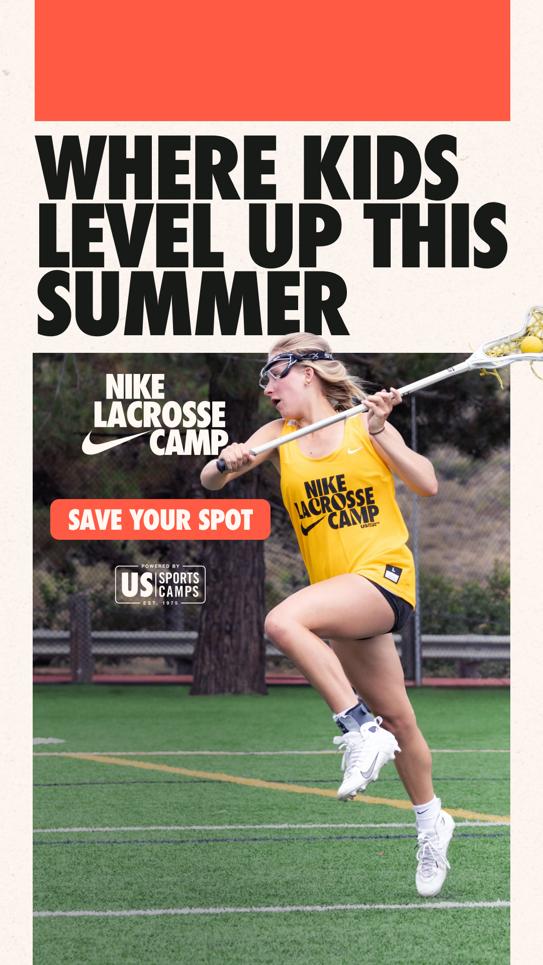 US Sports Camps - NIKE Sports Camps Facebook ad