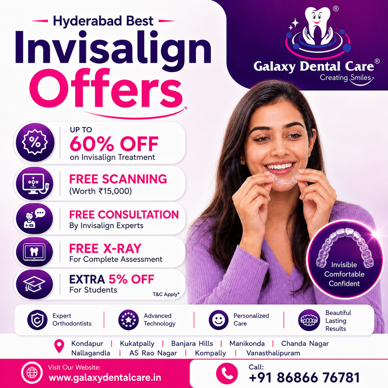 Galaxy Dental Care Facebook ad