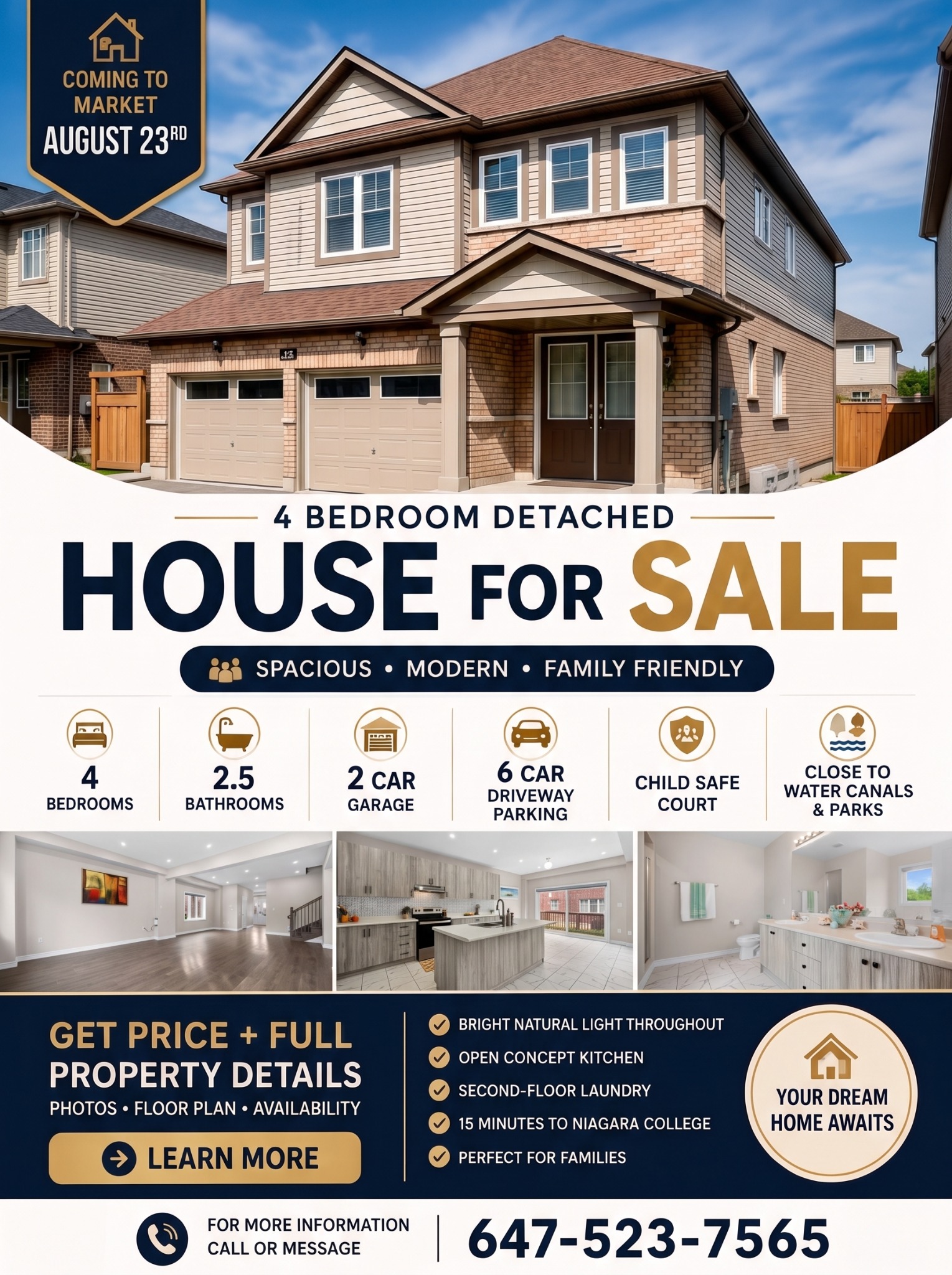 Kanwal Jassal Realtor Facebook ad: 4-Bedroom Detached Home, See Full Details