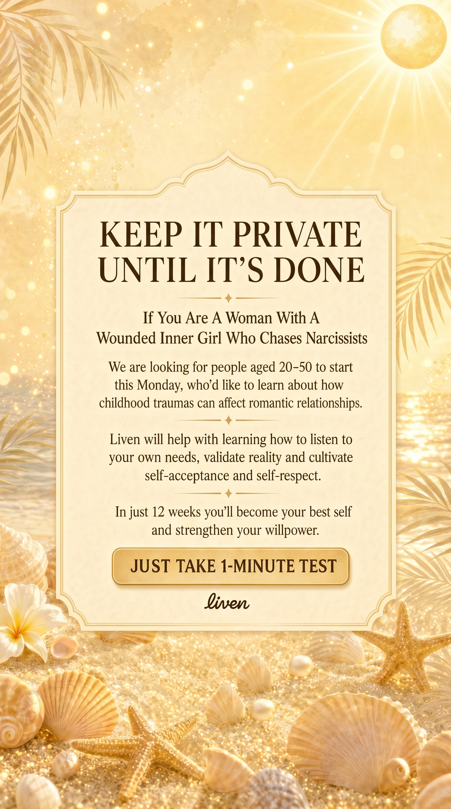 Olivia Parker Facebook ad