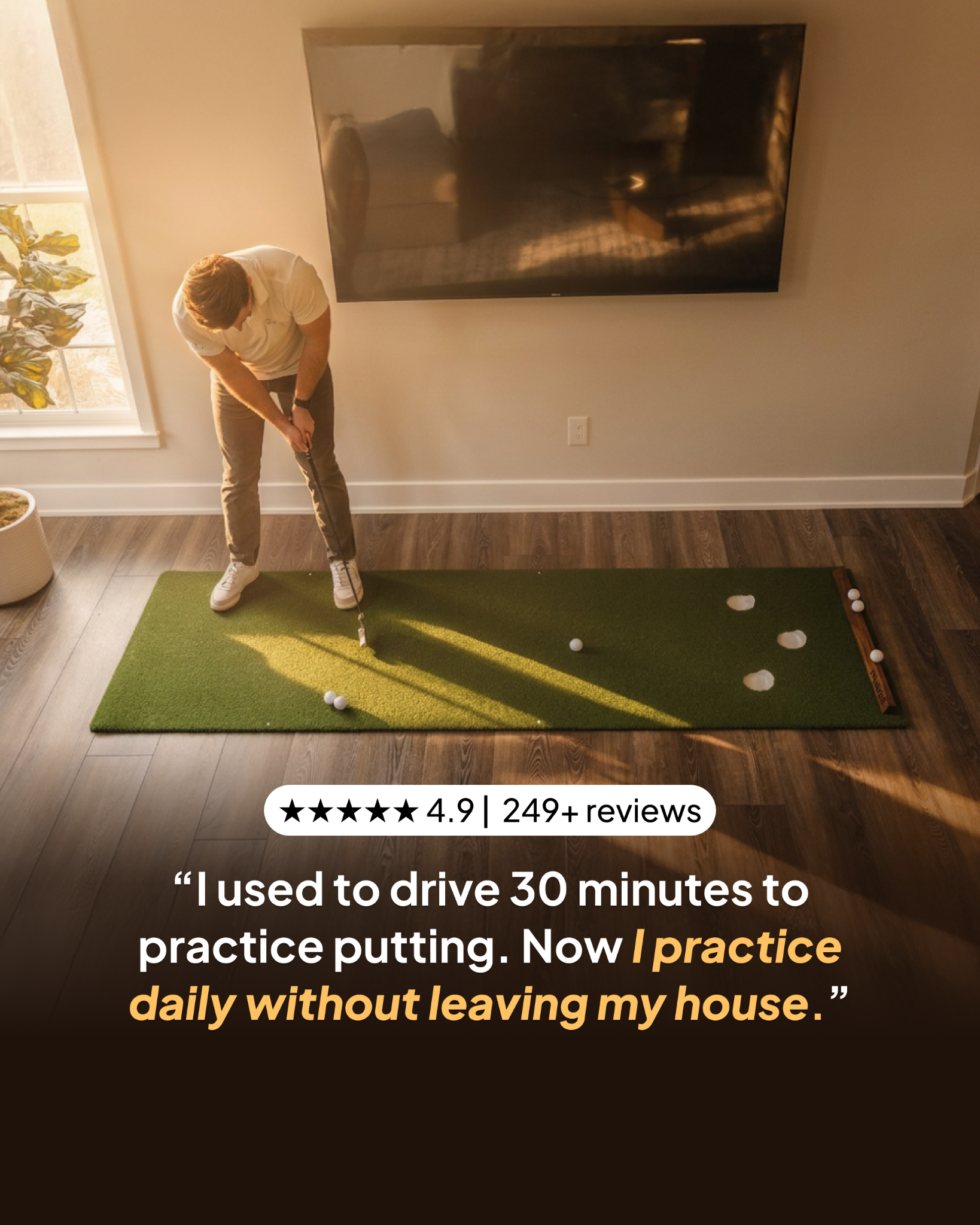 PrimePutt Golf Facebook ad