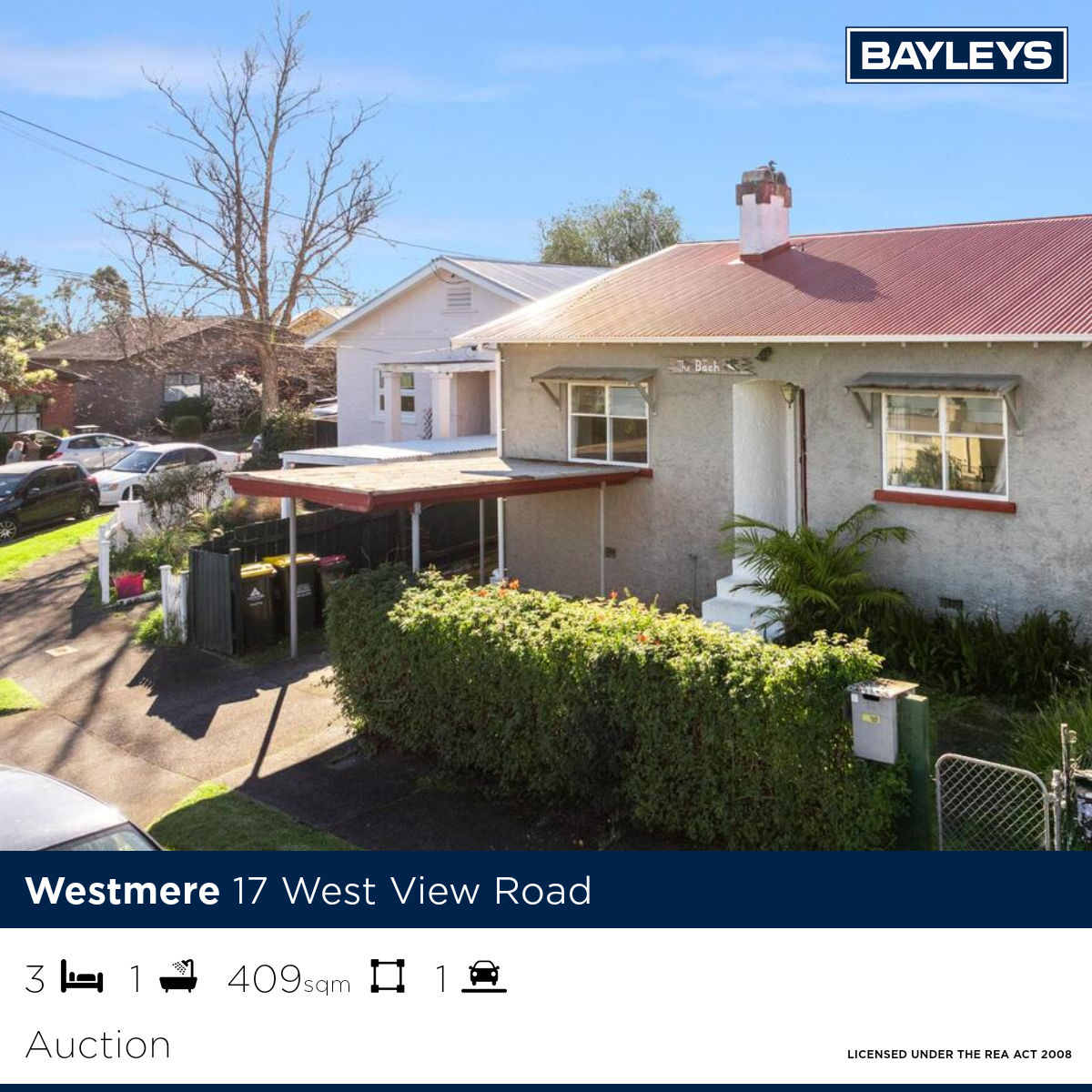 Bayleys Real Estate Ponsonby Facebook ad from Jul 15, 2026