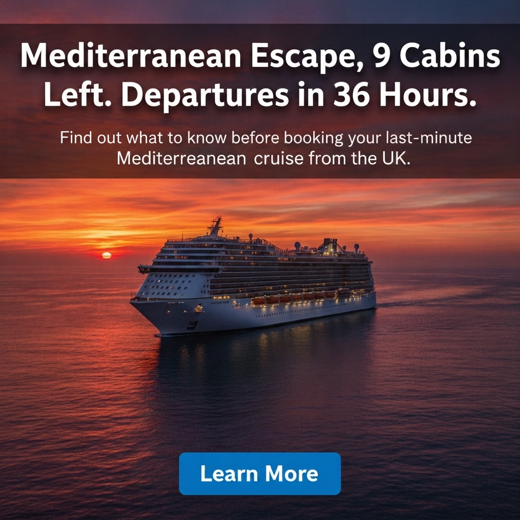 SeekerHub Search Deals Facebook ad: Are Last Minute Mediterranean Cruises Worth It?