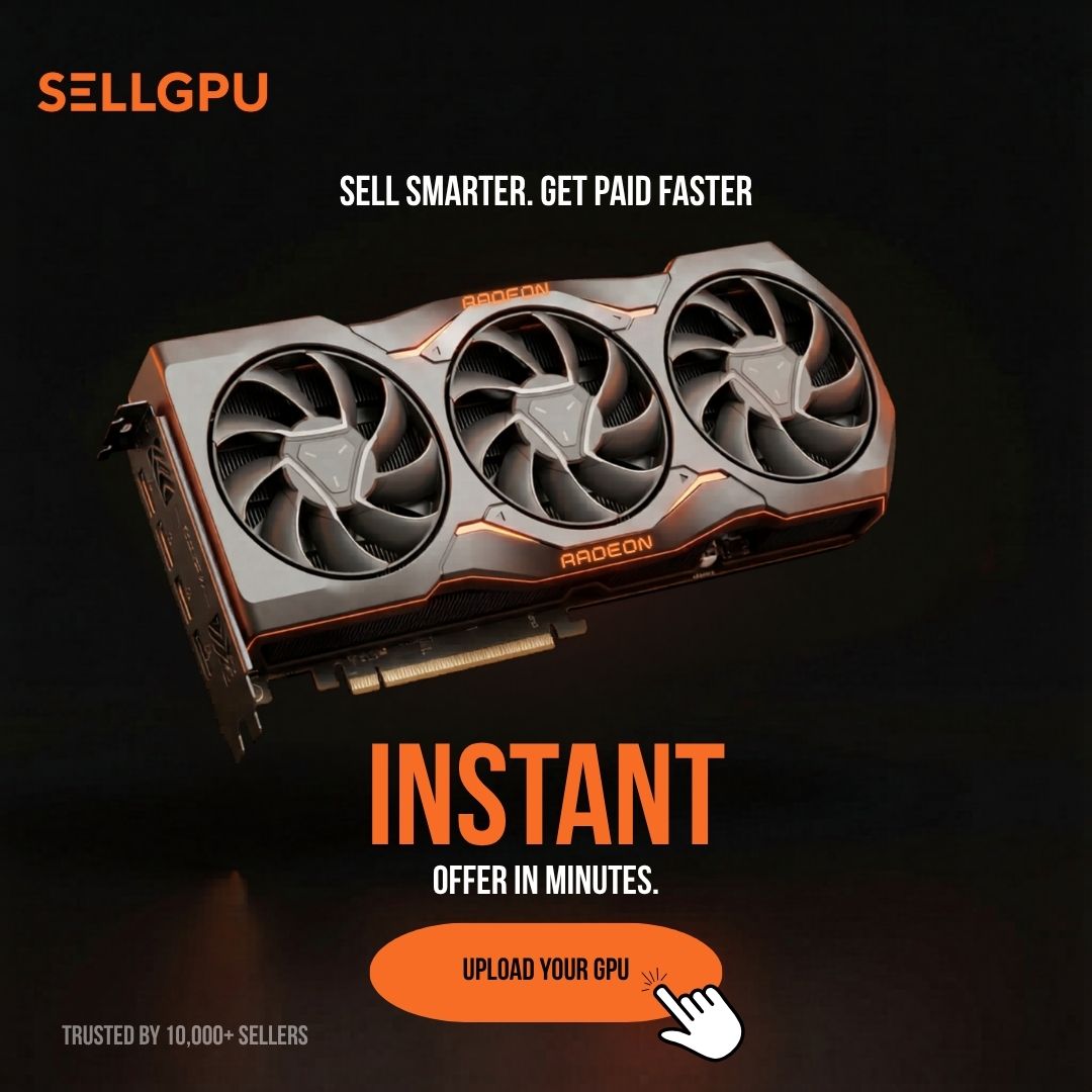 SellGPU.com Facebook ad: Free Instant Quote