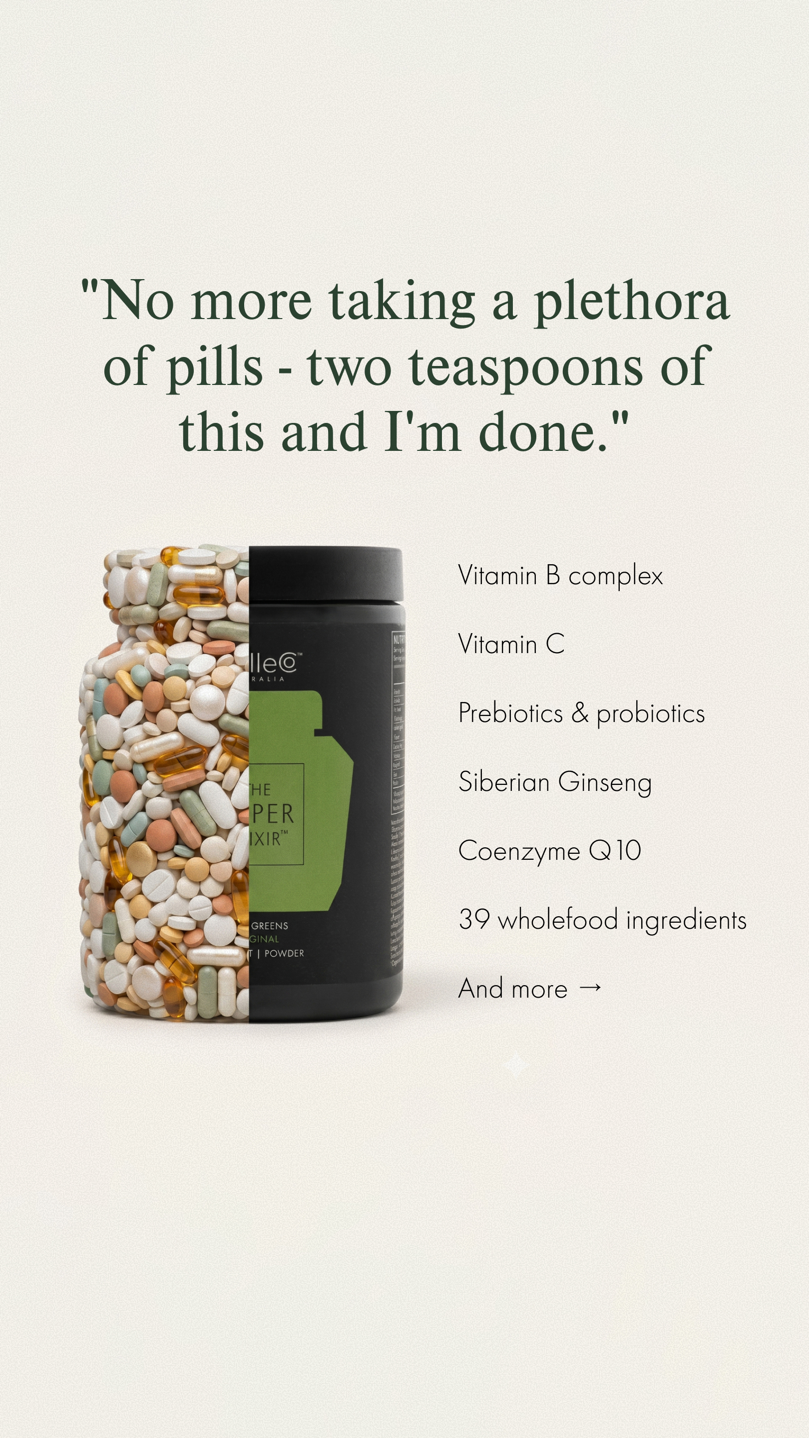 WelleCo Facebook ad