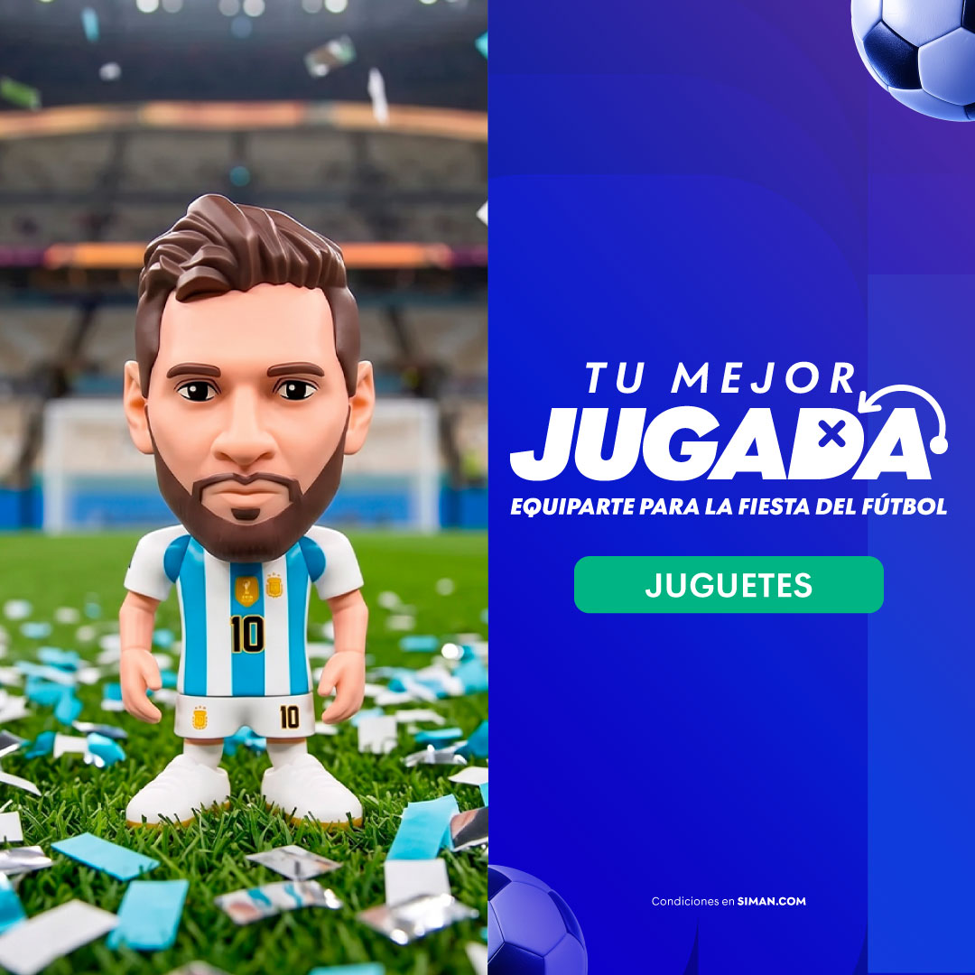 SIMAN Facebook ad: ¡La fiesta del fútbol se disfruta jugando!
