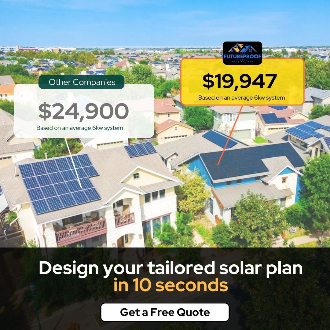 Futureproof Home Advisor Facebook ad: Calculate your savings