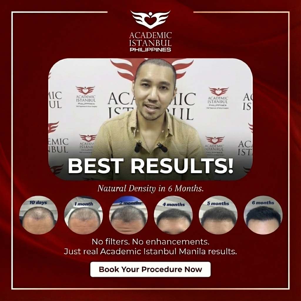 Academic Istanbul Hair Clinic Manila Facebook ad