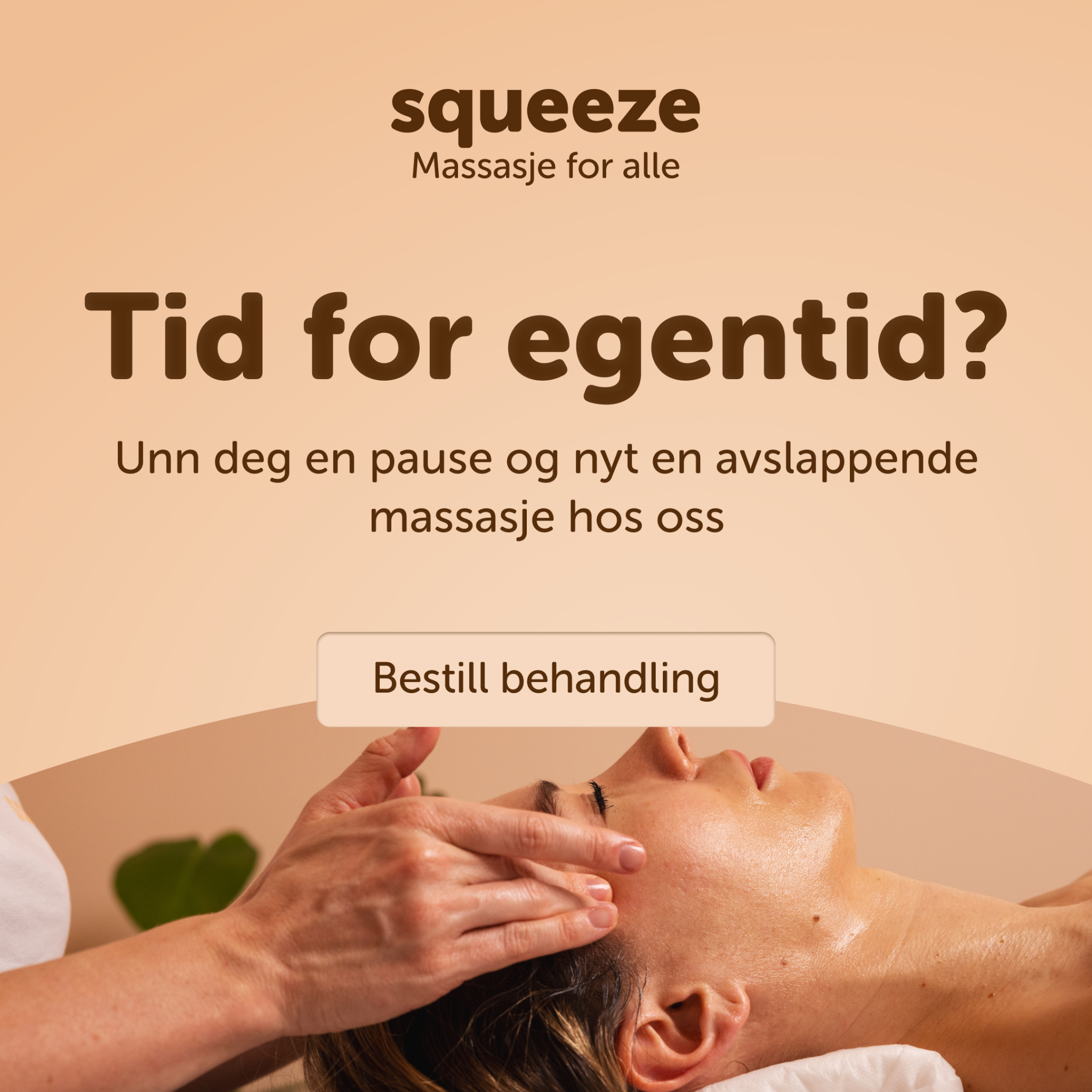 Squeeze Massasje Facebook ad