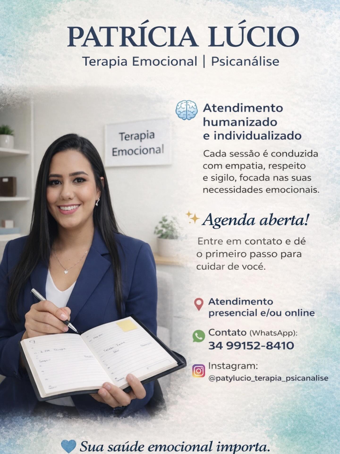 patylucio_terapia_psicanalise Facebook ad: Chegou a hora de cuidar de você!