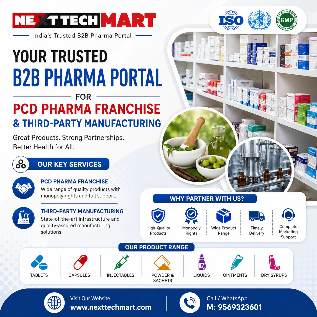Nexttech Mart Facebook ad: India’s Largest Pharma B2B Marketplace is here Connect…