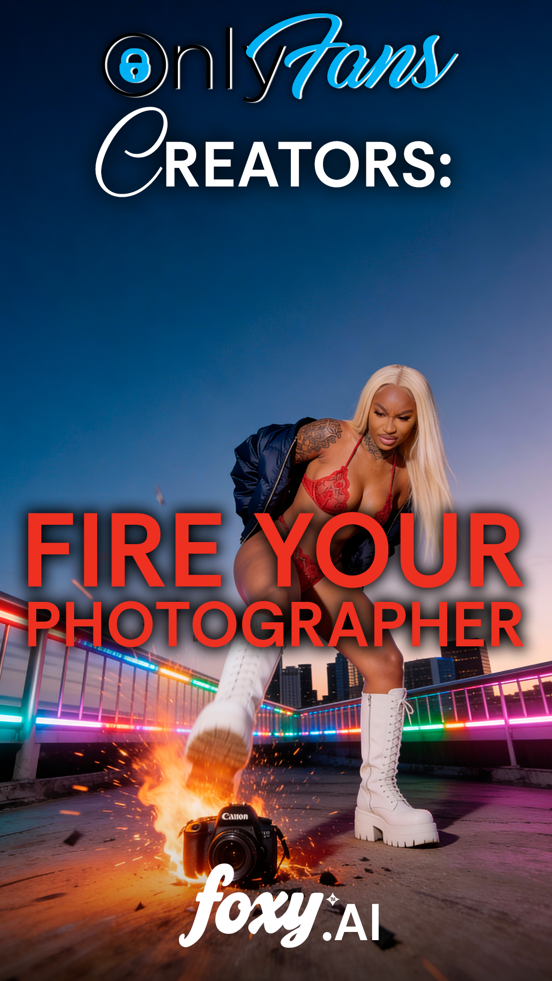 Foxy AI: Video & Photo Generator Facebook ad from Feb 9, 2026