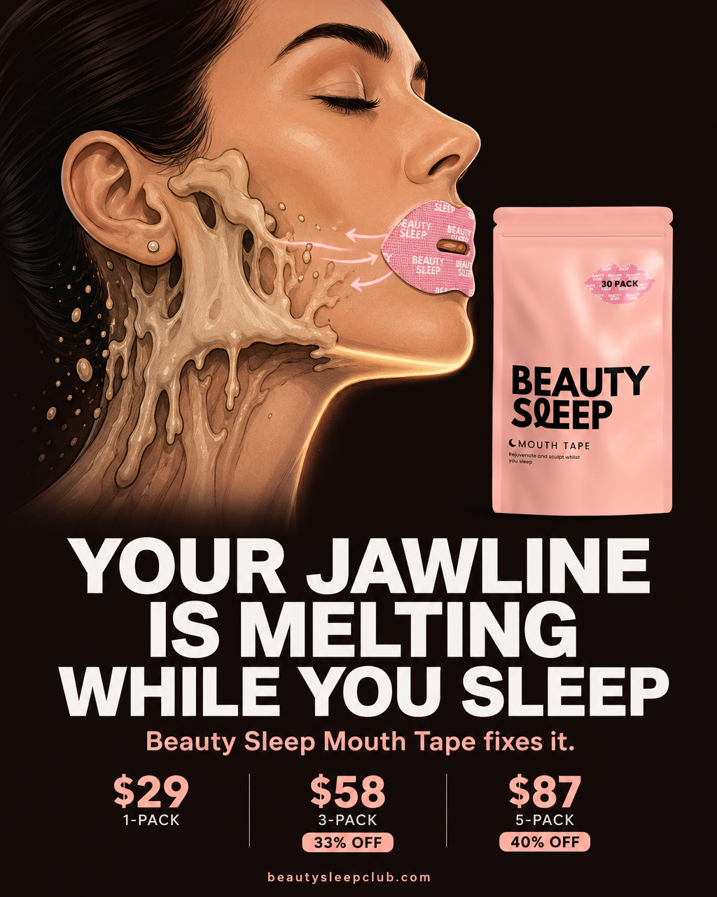 Beauty Sleep Facebook ad