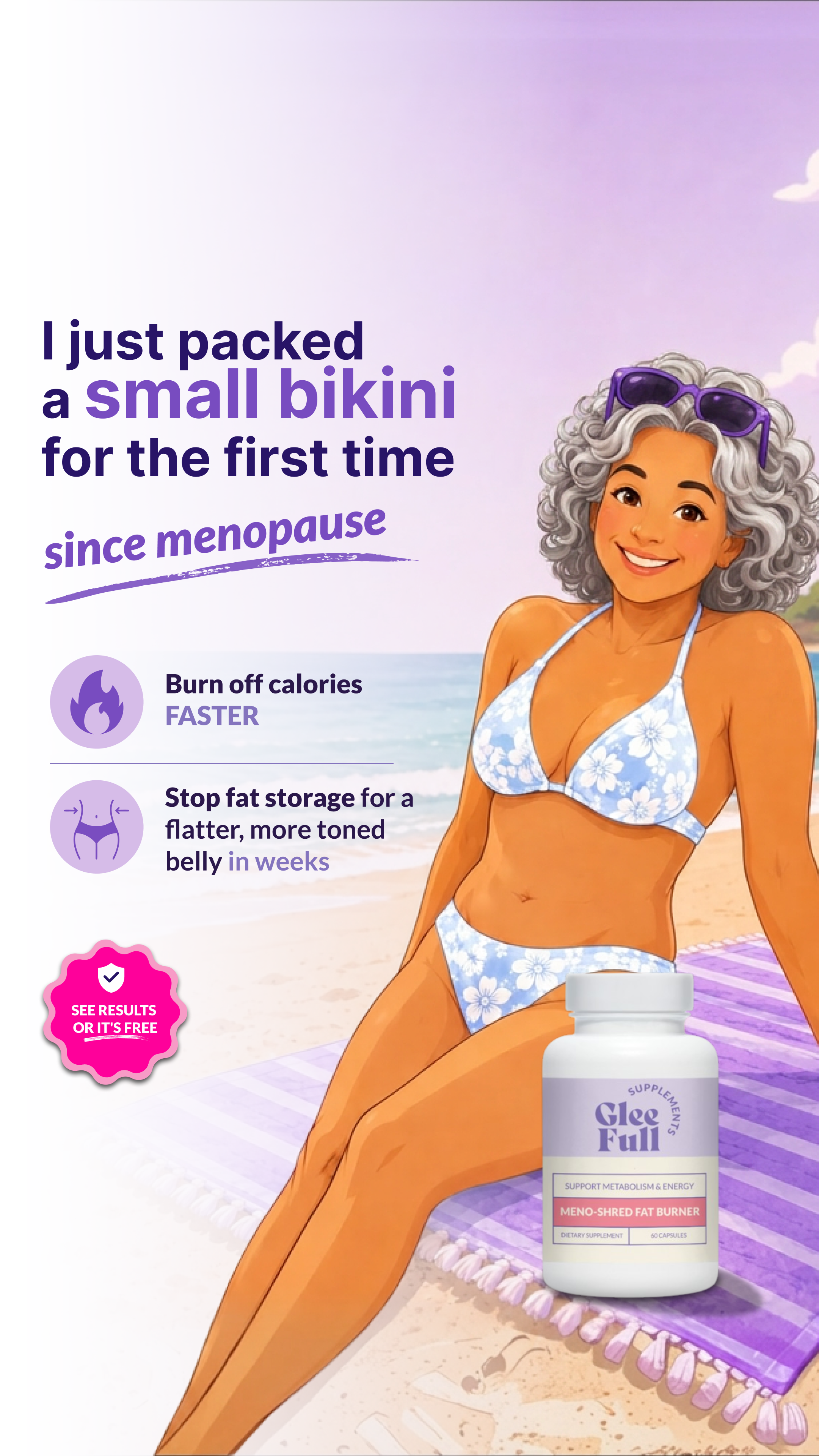 GleeFull Facebook ad