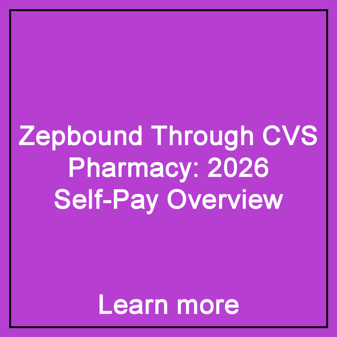 Healthy Living Facebook ad: Zepbound Through CVS Pharmacy: 2026 Self-Pay Overview…