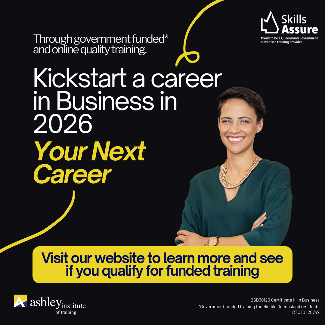 Ashley Institute of Training RTO 20749 Facebook ad