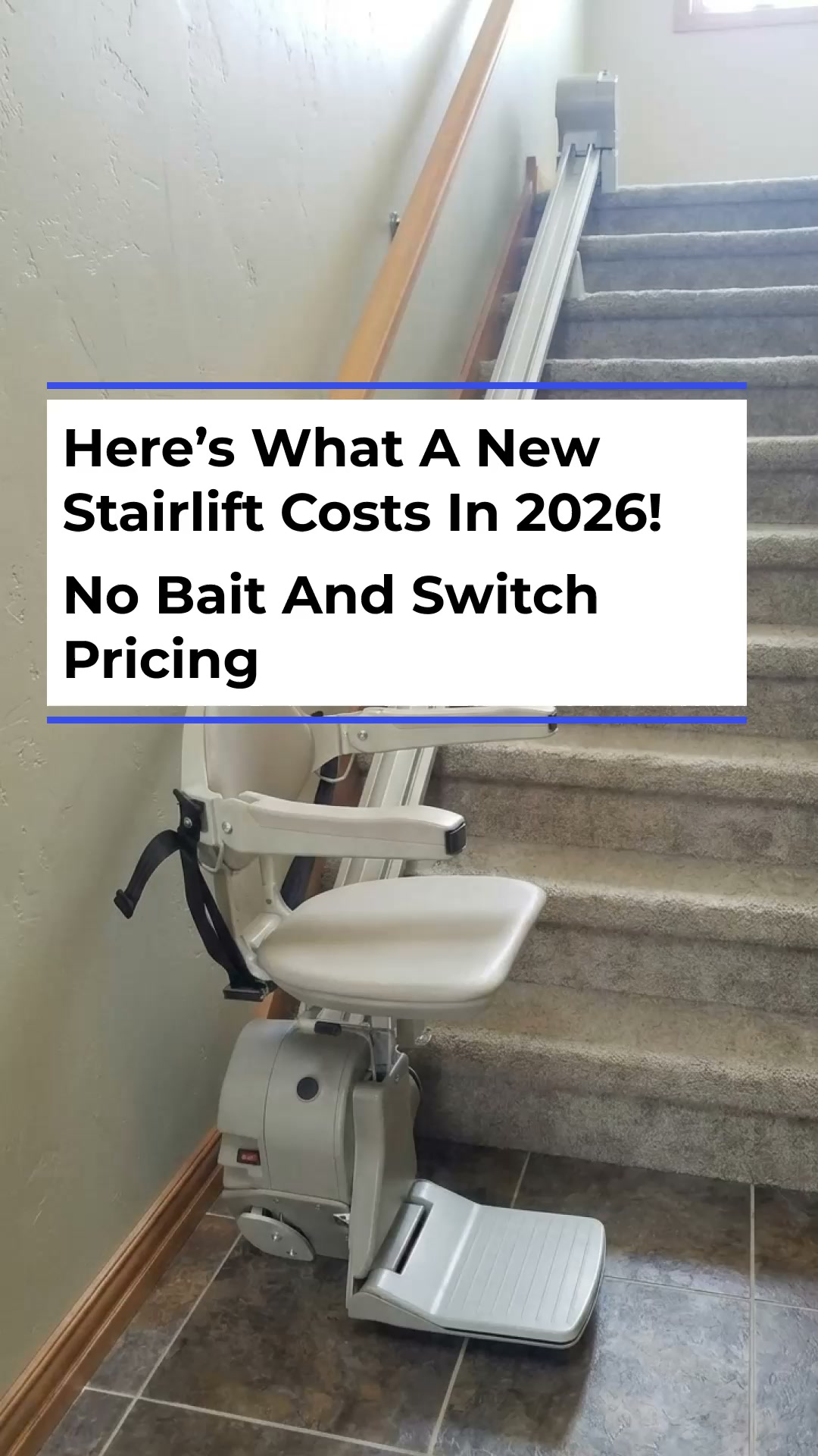 HomeBuddy.com Facebook ad: Here's What New Stairlifts Should Cost You In 2026