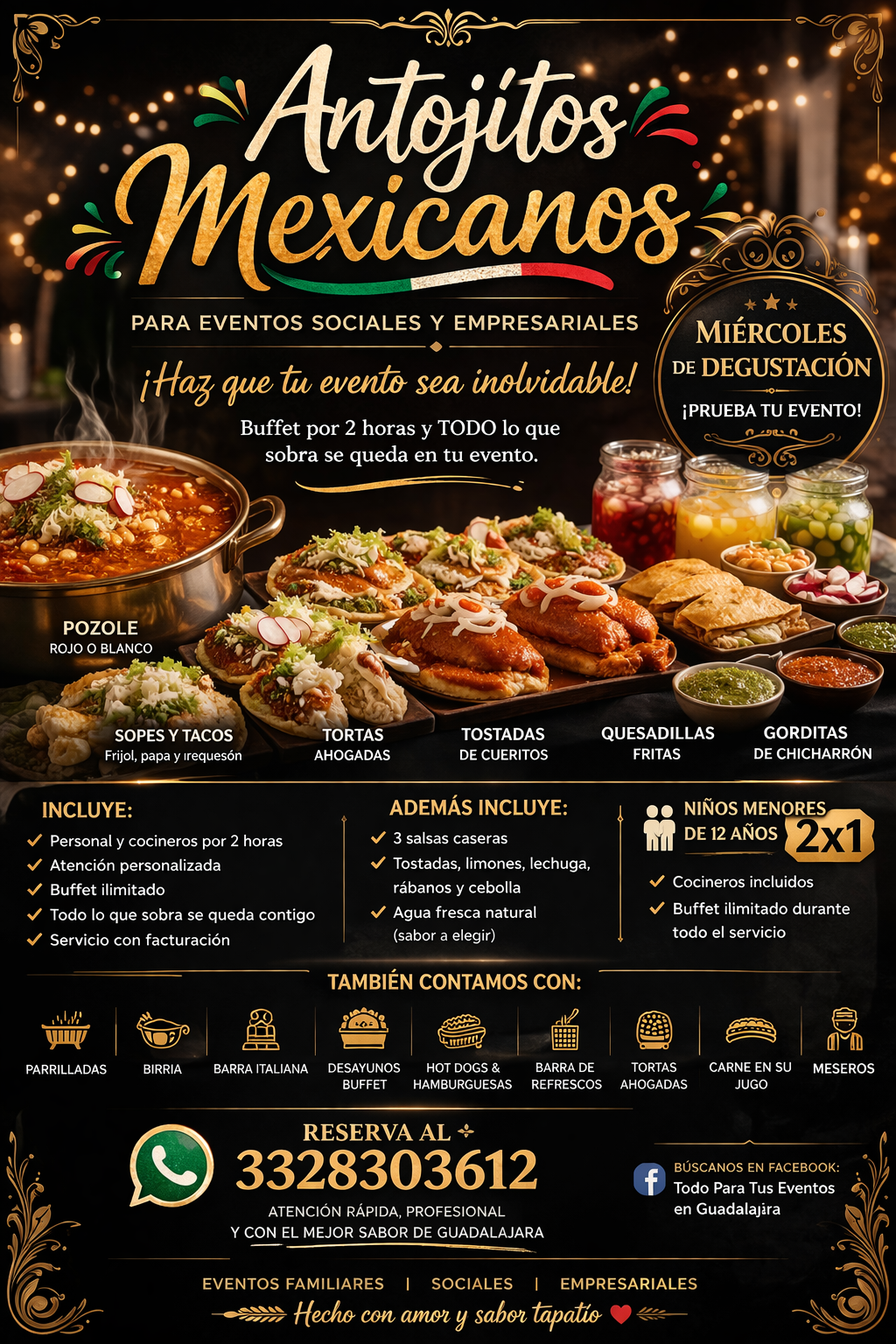 Banquetes Lepe Facebook ad from Jun 24, 2026
