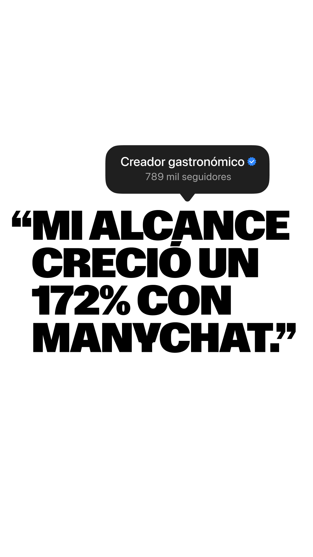 Manychat Facebook ad