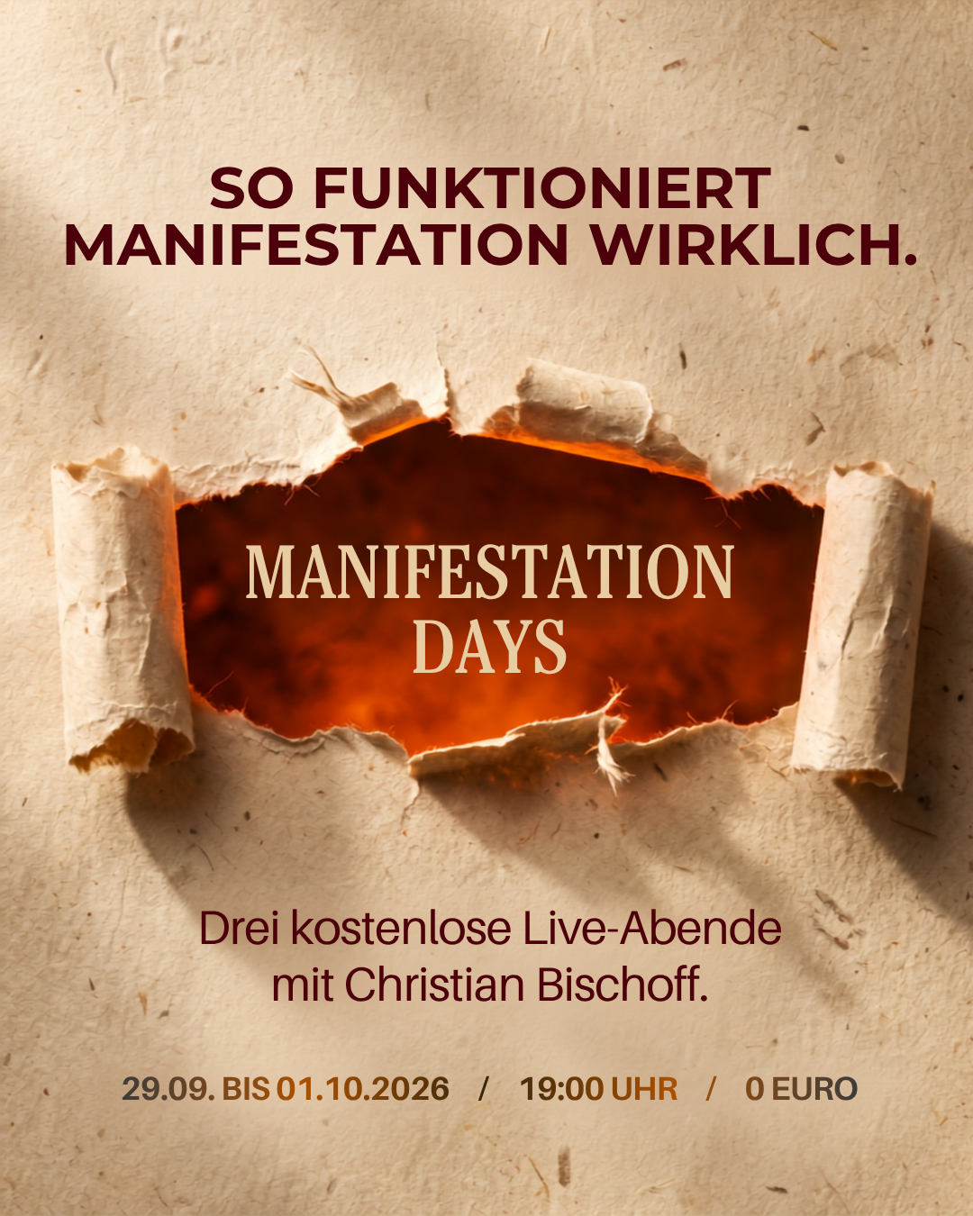 Christian Bischoff Facebook ad