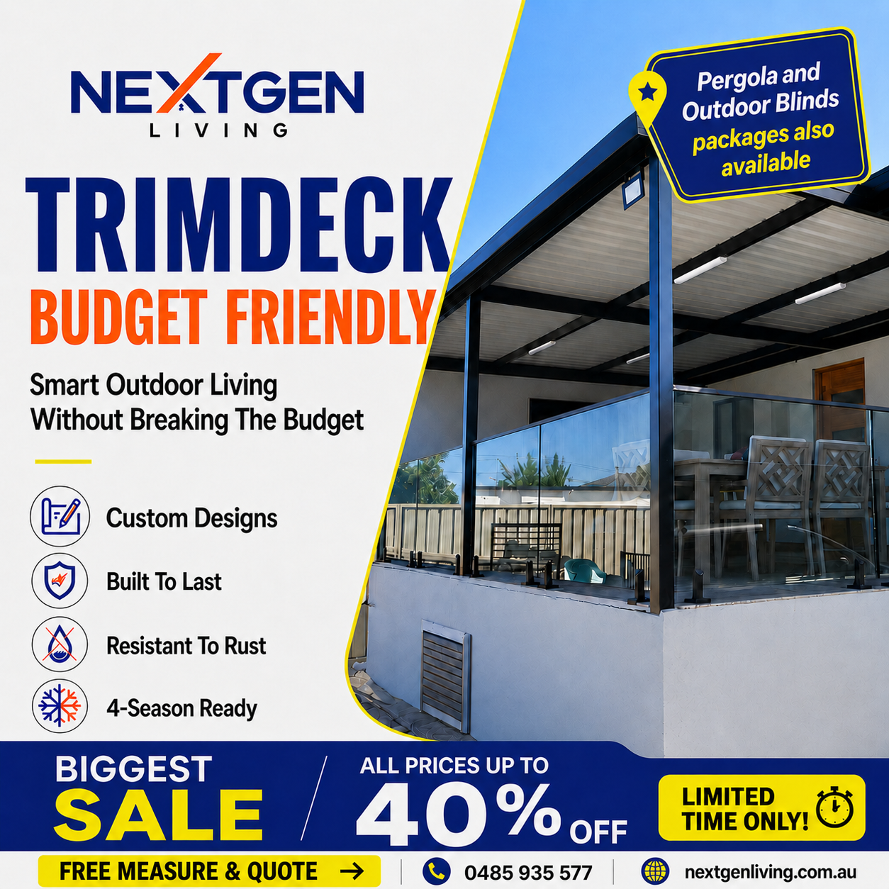 NextGen Lifestyle Facebook ad: BIGGEST SALE OF THE YEAR