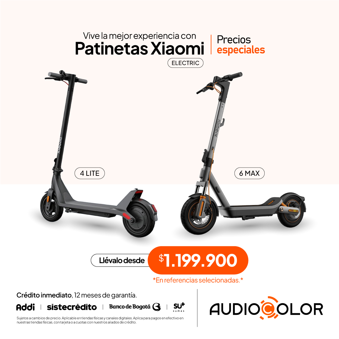 AUDIO COLOR Facebook ad: Xiaomi 4 Lite & 6 Max
