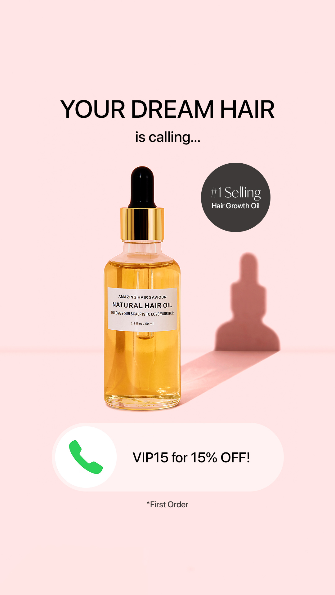 Amazing Hair Saviour Facebook ad