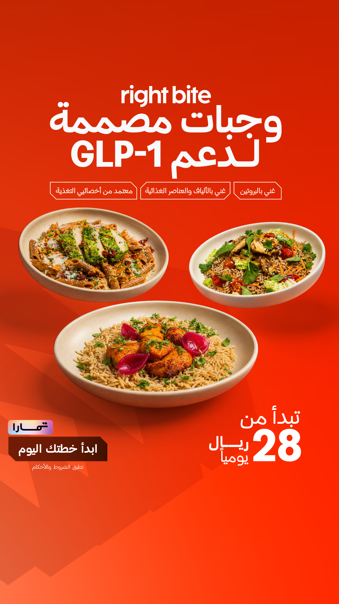 Right Bite KSA رايت بايت Facebook ad from Jul 8, 2026