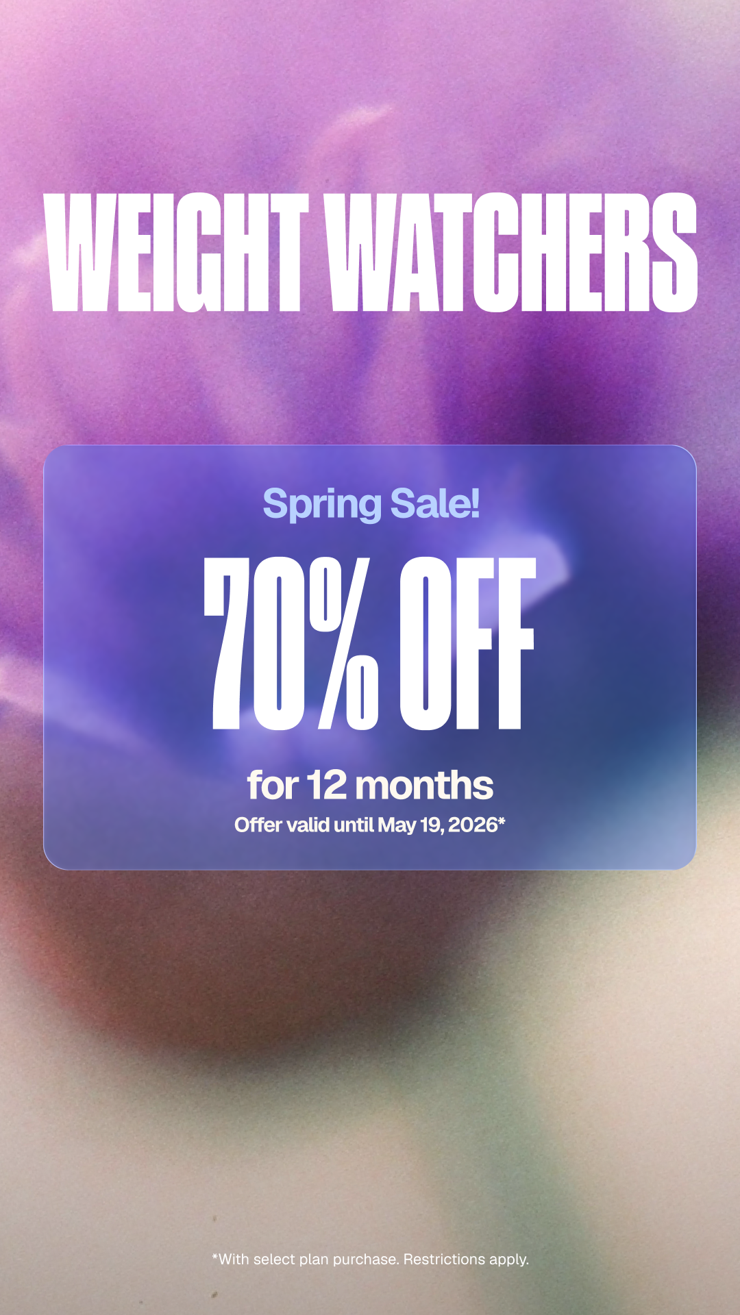 WW Canada Facebook ad