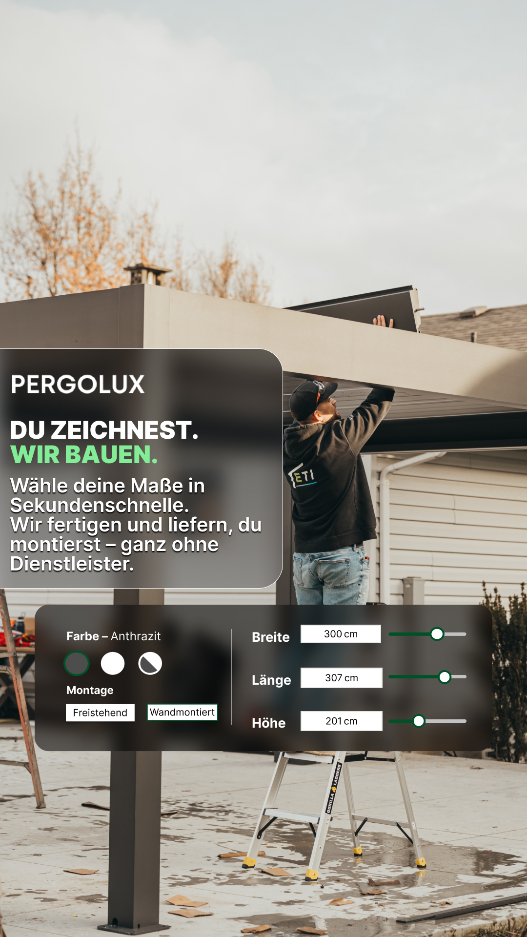 Pergolux Facebook ad