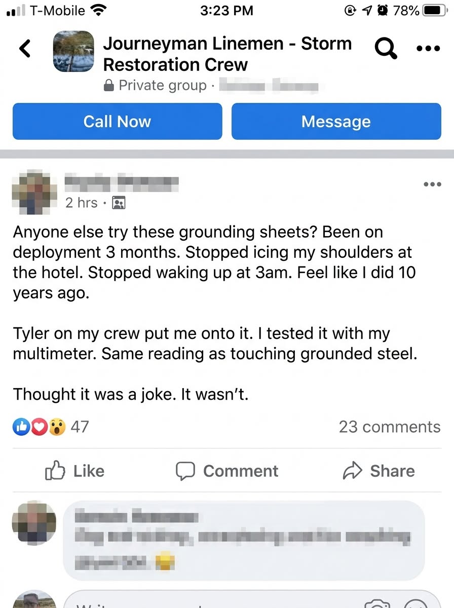 Grounding Community Facebook ad