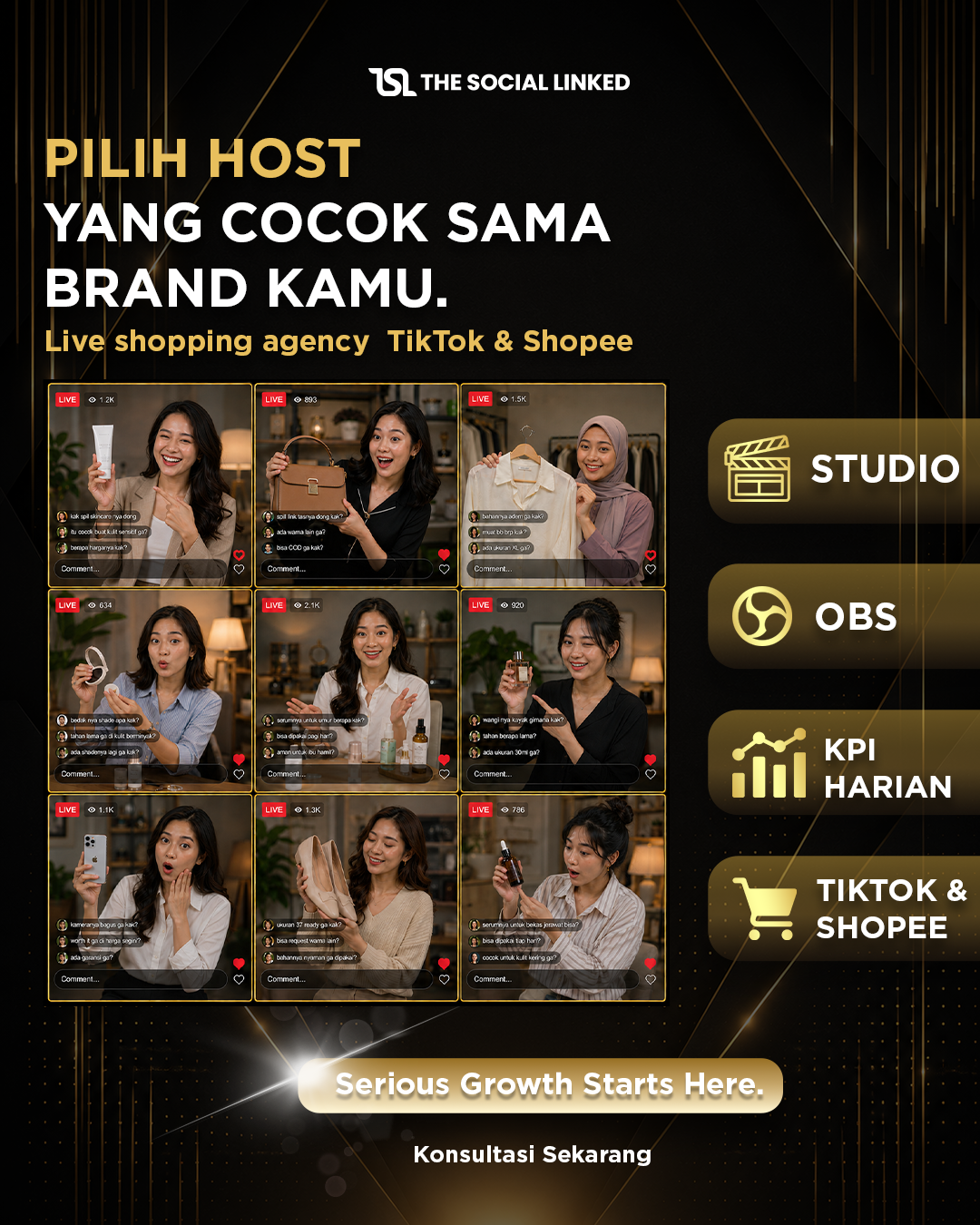 The Social Linked Facebook ad: Stop Repot Urus Live Sendiri