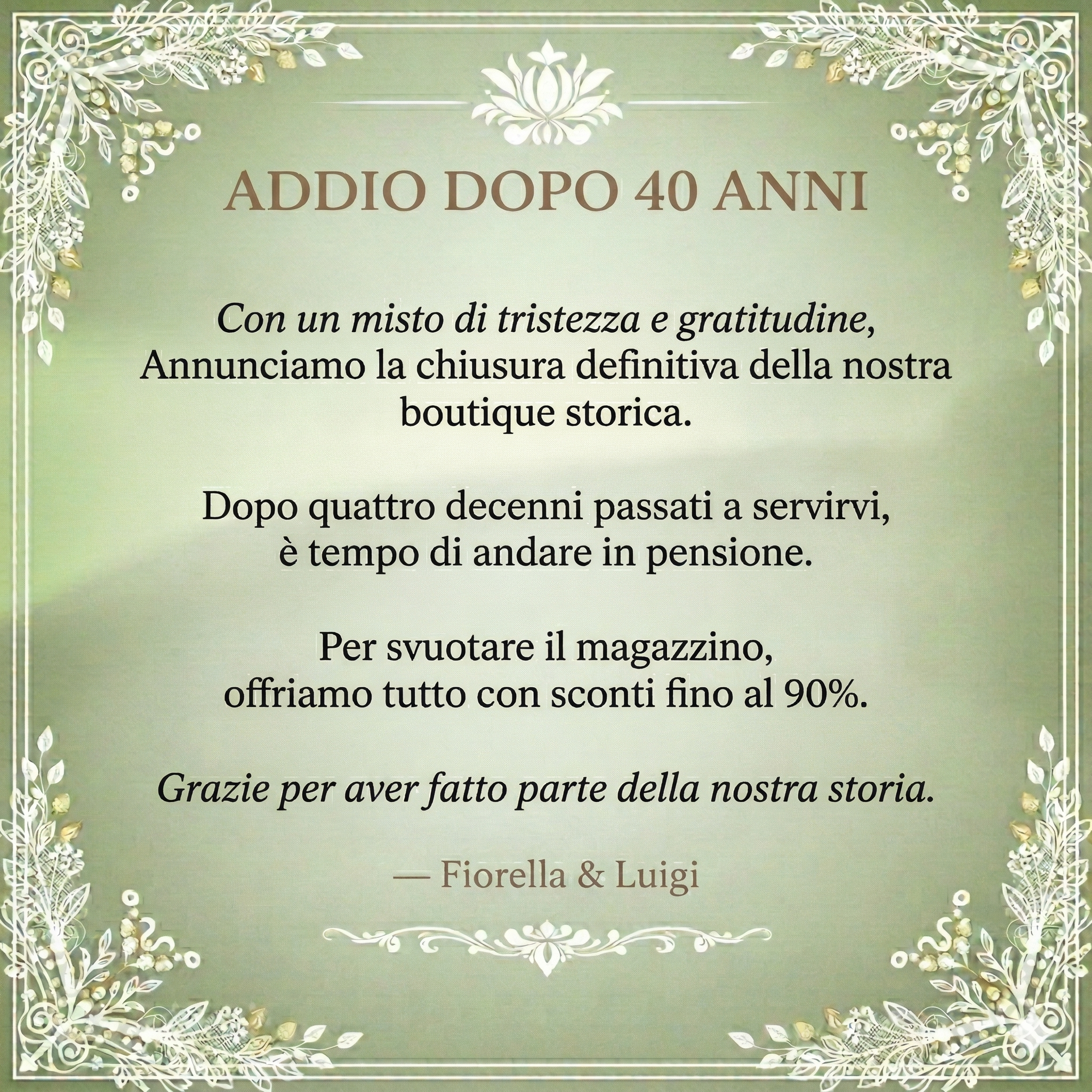 Gioielleria Fiorella Facebook ad: Gioielli senza tempo con grandi sconti a partire da soli 30€