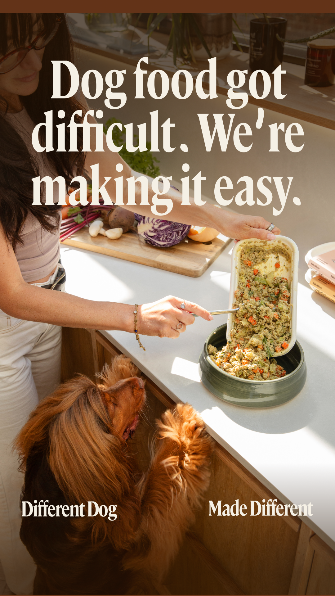 Different Dog Facebook ad