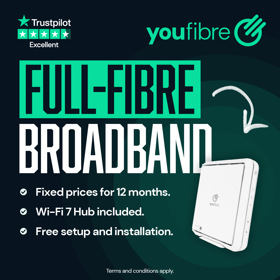 YouFibre Facebook ad