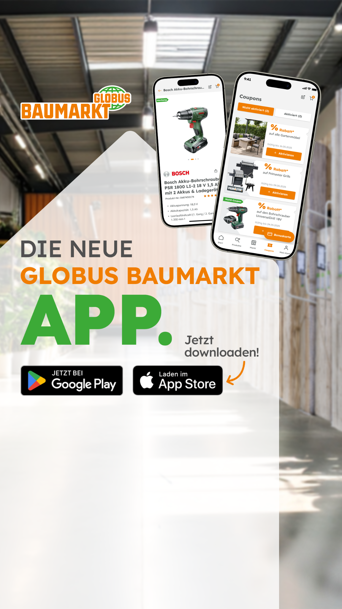 Globus Baumarkt Facebook ad
