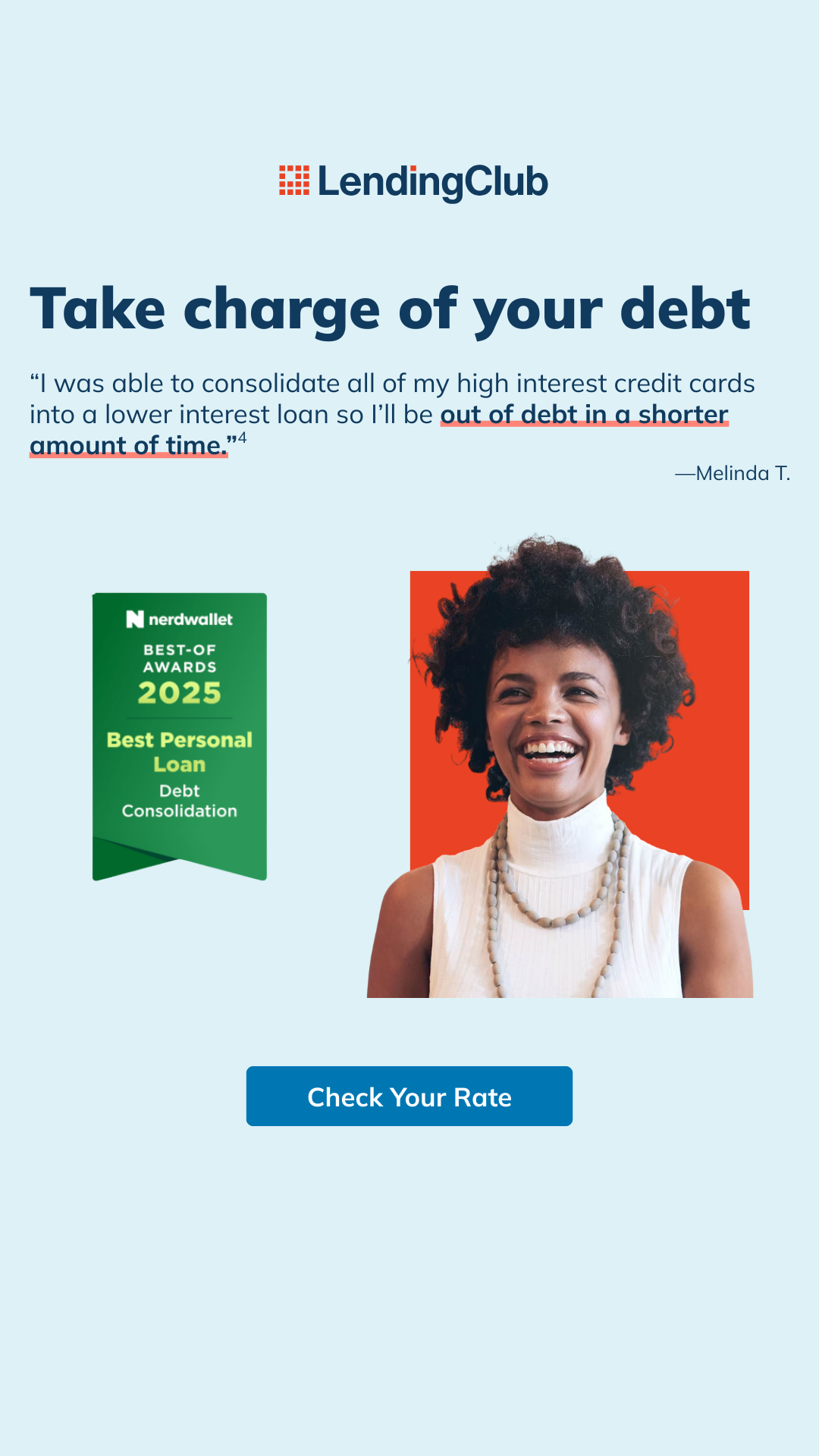 LendingClub Facebook ad