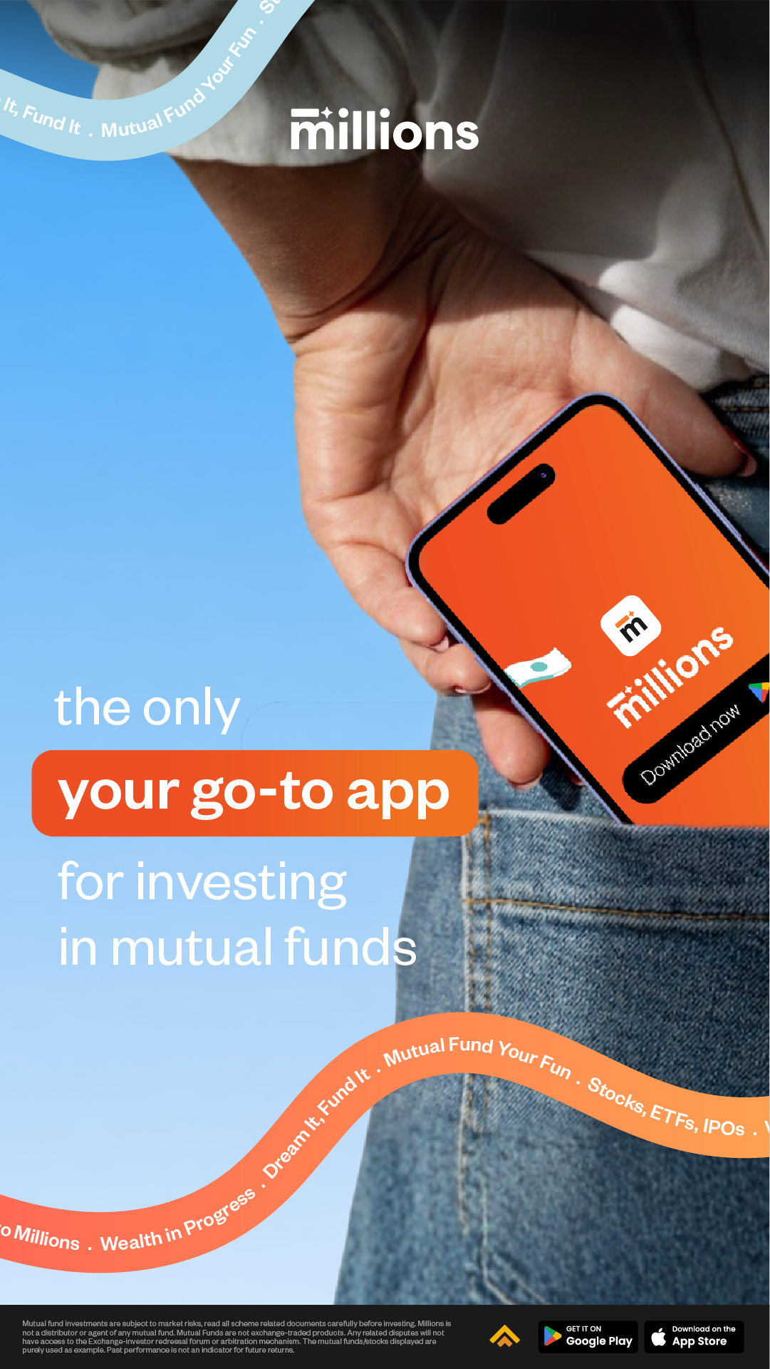 Millions app Facebook ad