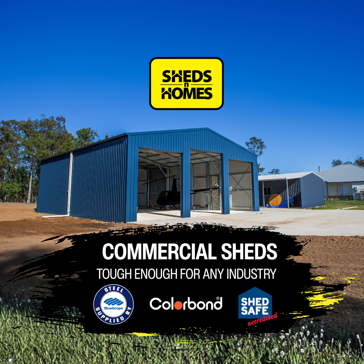 Sheds n Homes Facebook ad