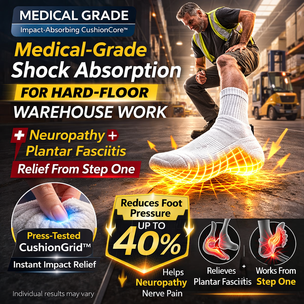Kya Lively M.D. Facebook ad: Shock-absorbing-socks/special-deal