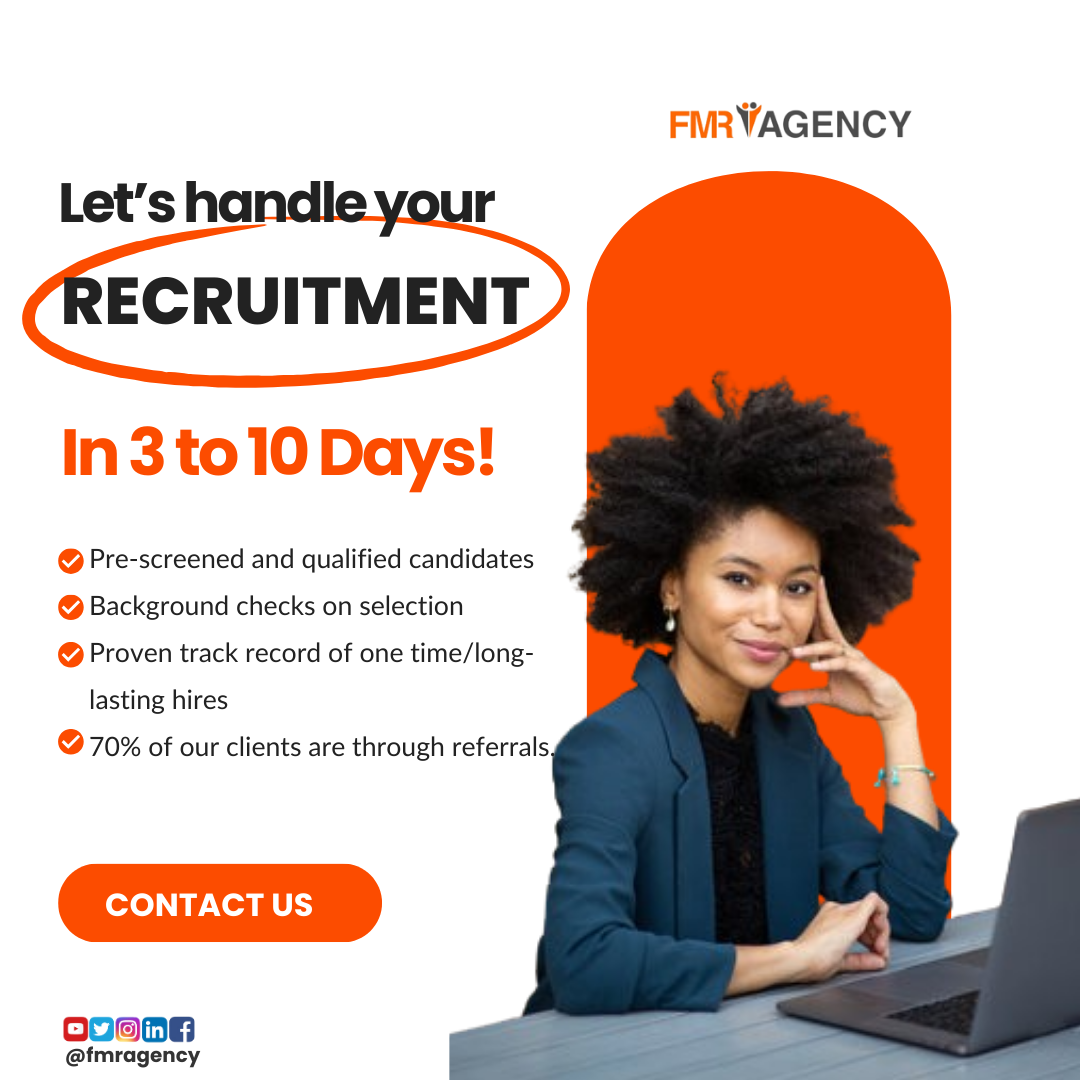 FMRAGENCY Facebook ad: Tired of endless interviews, ghosting, and hiring stress?