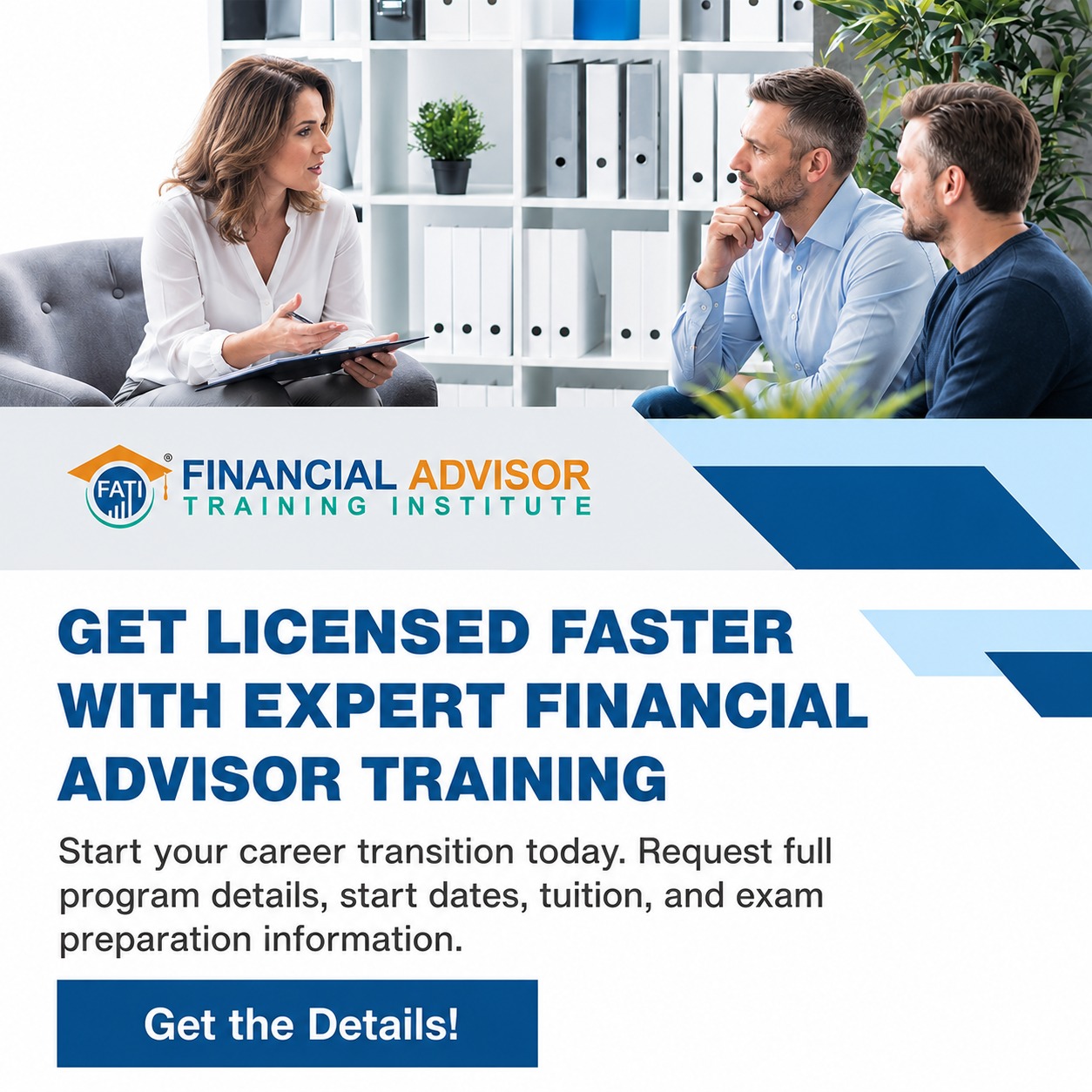 Financial Advisor Training Institute Facebook ad